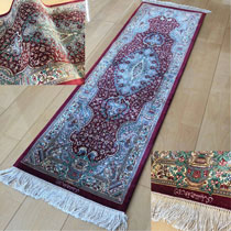 クム産 ペルシャ絨毯 シルクル 88,000円